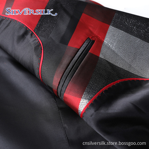 1 Knopf Kleidungsstück Business Anzug Herren Karo Blazer